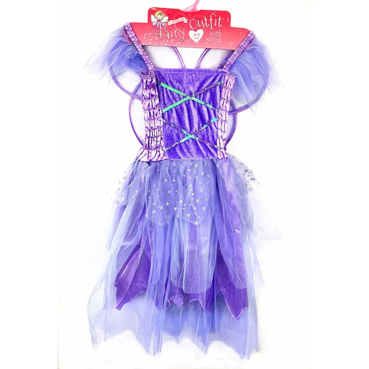 Purple Fairy Dress for Kids - Image 2