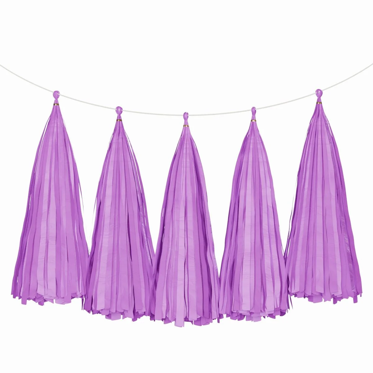 Purple Tassel Garland, 5 Count