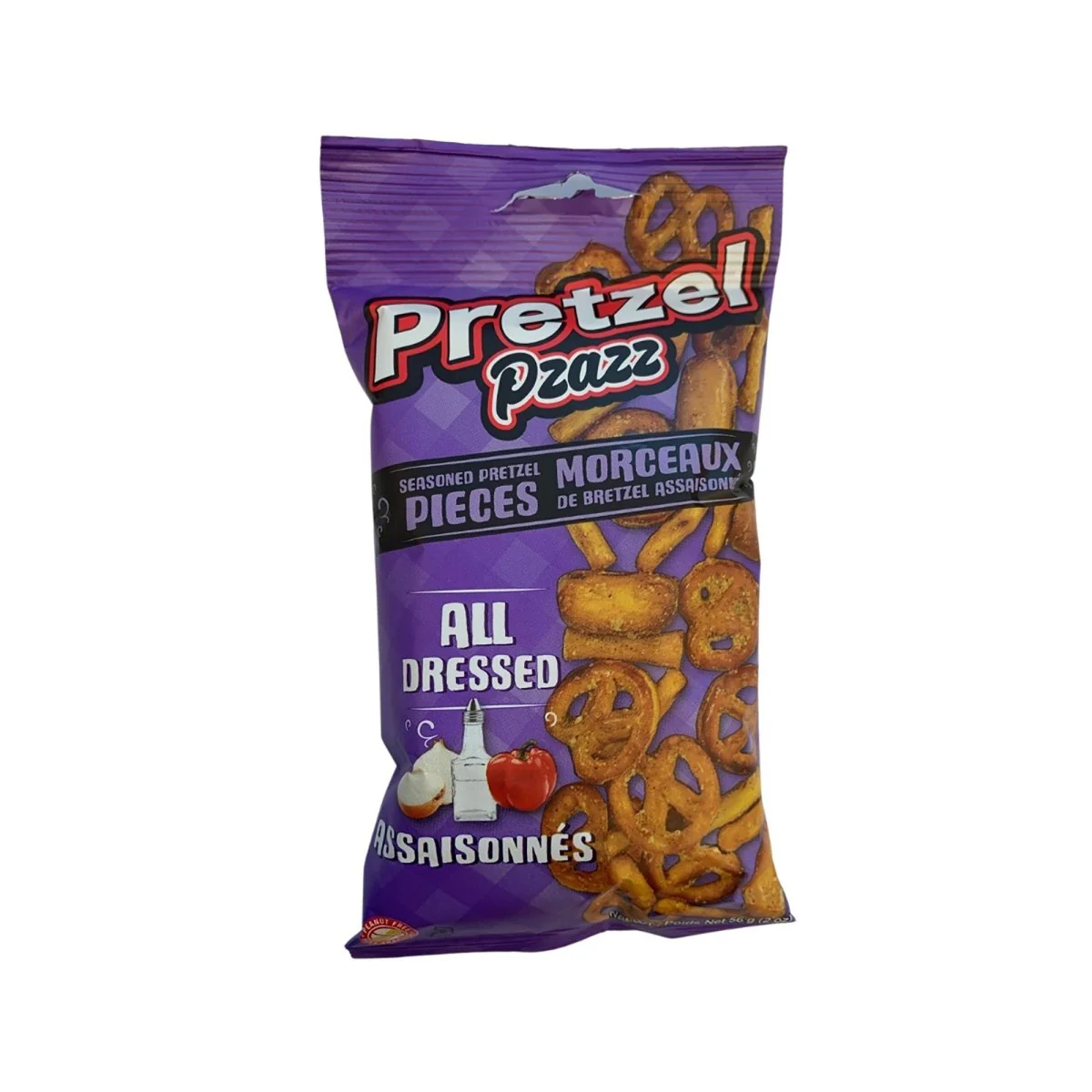 Pretzel Pzazz All Dressed, 56 g, 1 Count