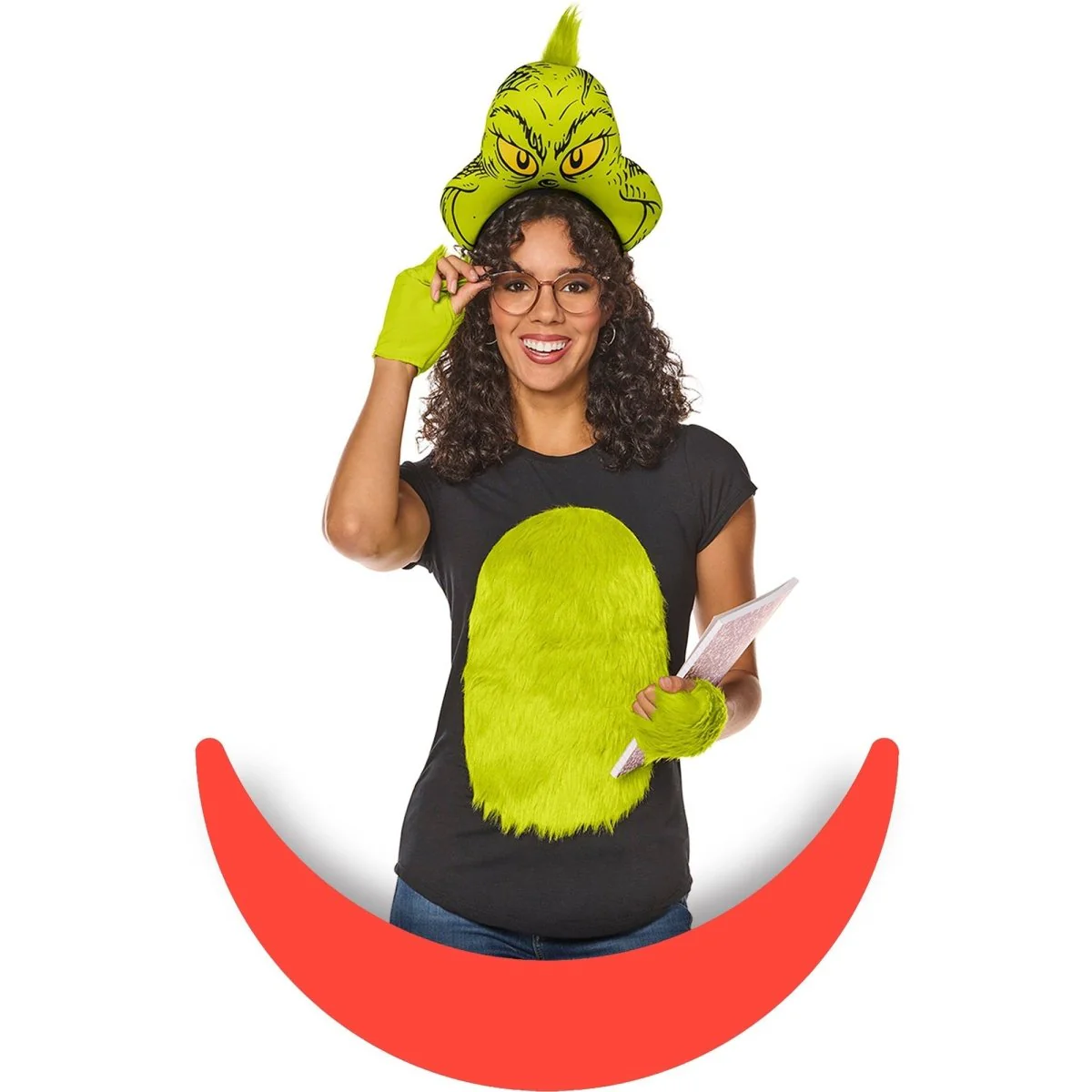 Quick Change Grinch Accessory Kit for Adults, Dr. Seuss
