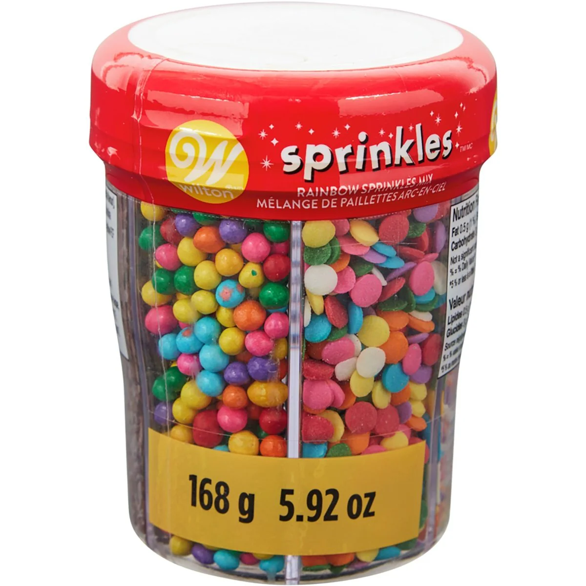 Rainbow Basic Sprinkles 6 Cell, 6,56 Oz, 1 Count