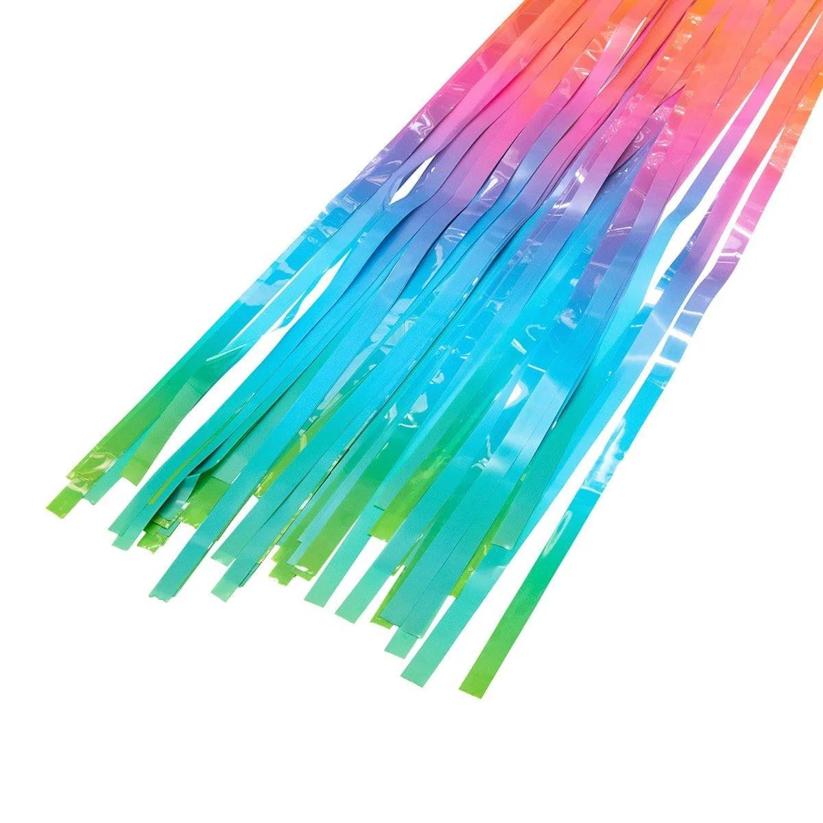 Rainbow, Macaroon Collection, Foil Fringe Curtain - Image 3