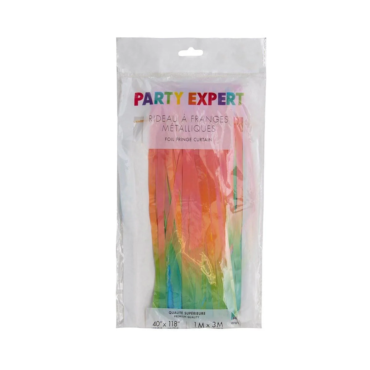 Rainbow, Macaroon Collection, Foil Fringe Curtain - Image 4