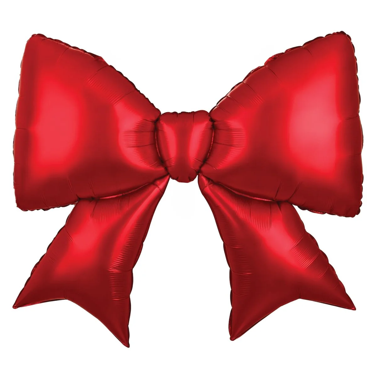 Red Bow Supershape Foil Balloon, 38 Inches, 1 Count