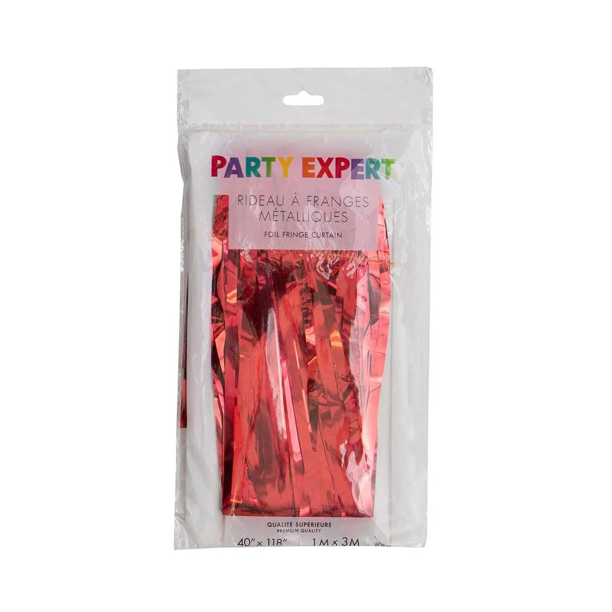 Red Foil Fringe Curtain - Image 4