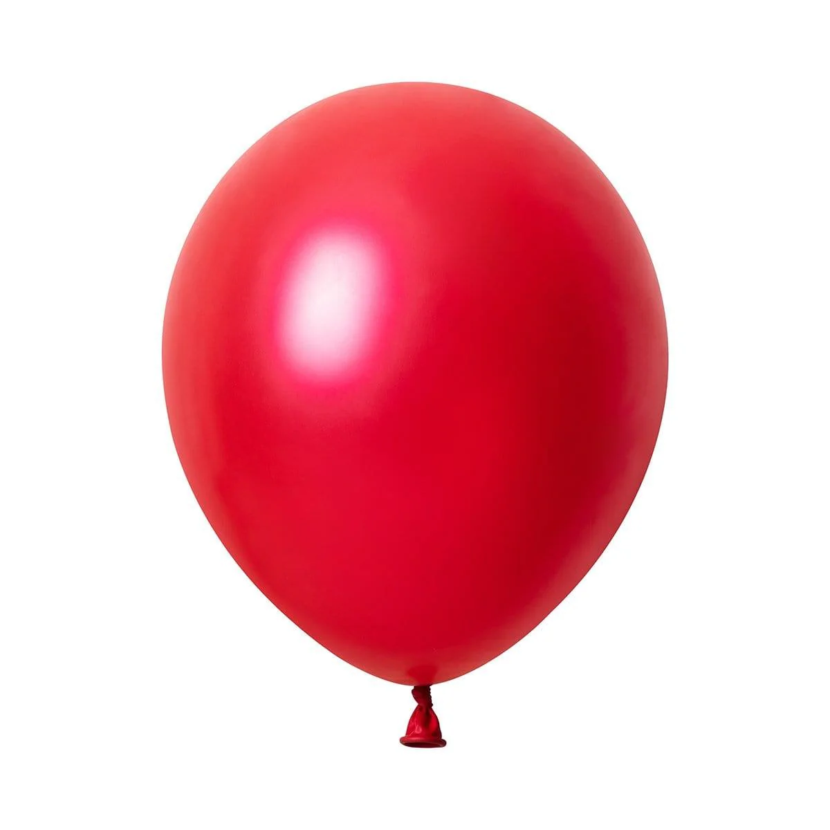 Red Latex Balloon 12 Inches, Pearl Collection, 72 Count - Image 2