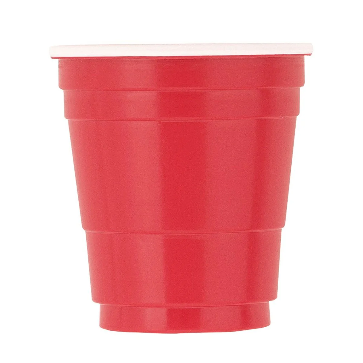 Red Plastic Shot Glasses, 2 Oz, 20 Count - Image 2