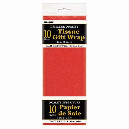 Red Tissue Sheets