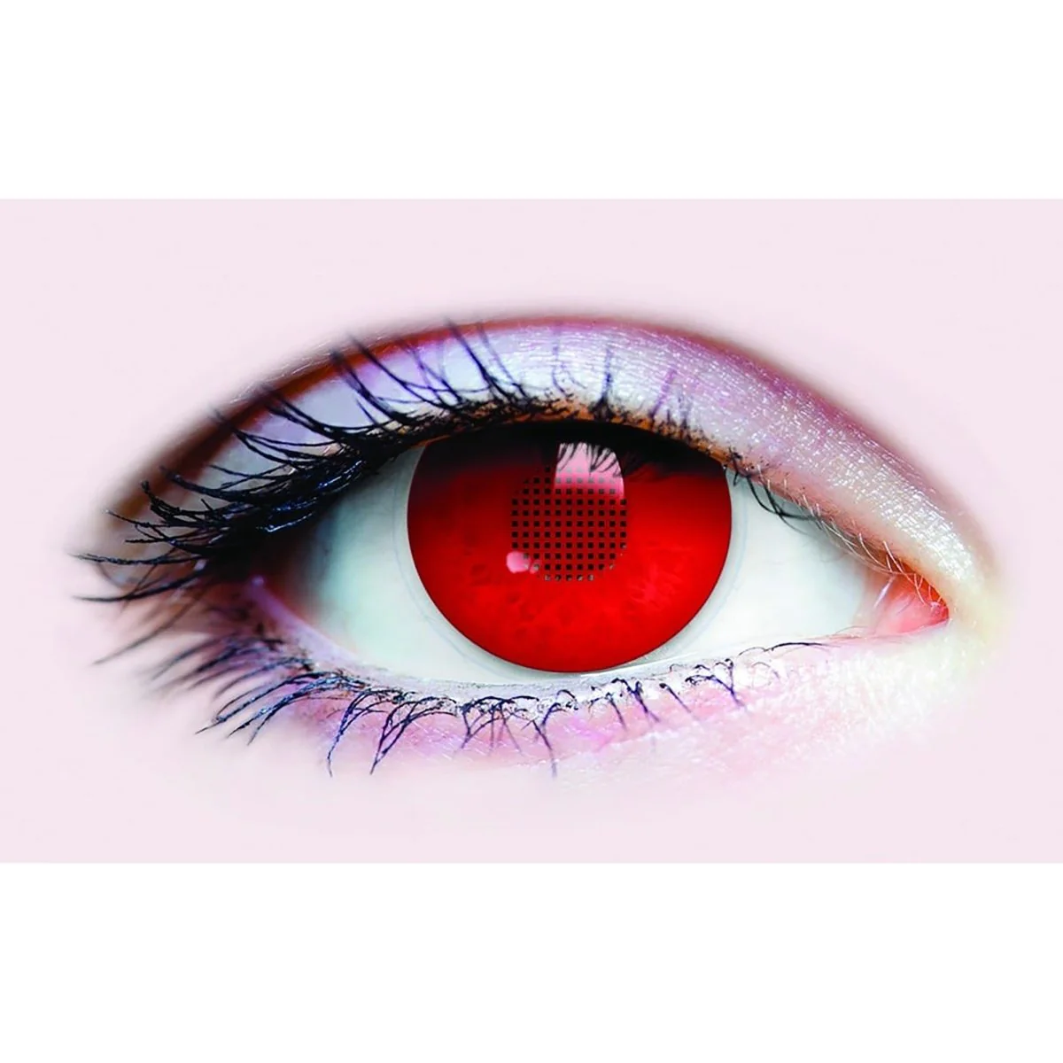 PRIMAL® X-Ray - Red Coloured Contact Lenses, 3 Month Usage - Image 2