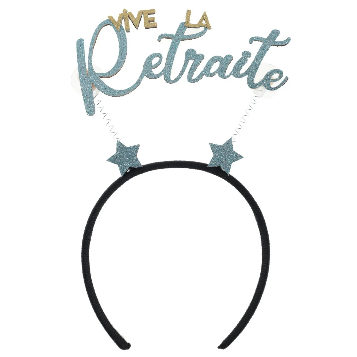 'Retraite Dorée Céladon' Glittered Headband, 1 Count