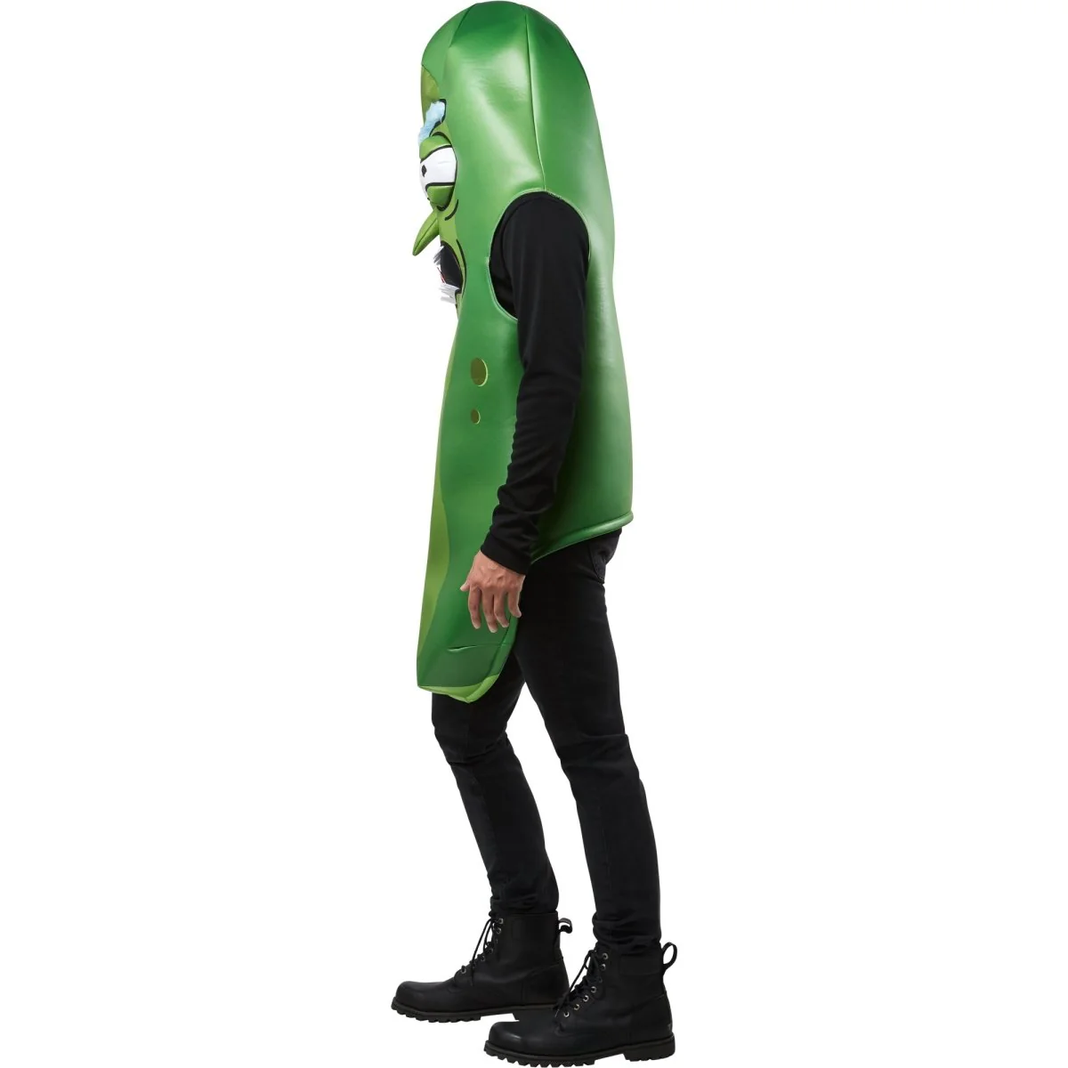 Pickle Rick Costume for Adults, Rick and Morty, Overhead Tunic - Image 2