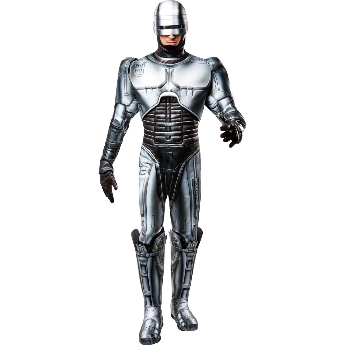 Robocop Deluxe Costume for Adults, Grey Jumpsuit