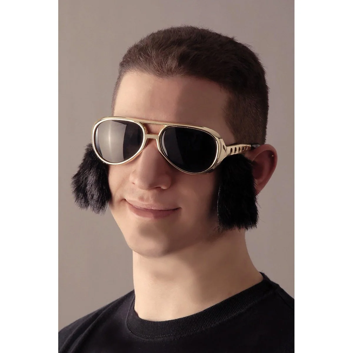 Rock 'n' Roll Glasses with Sideburns