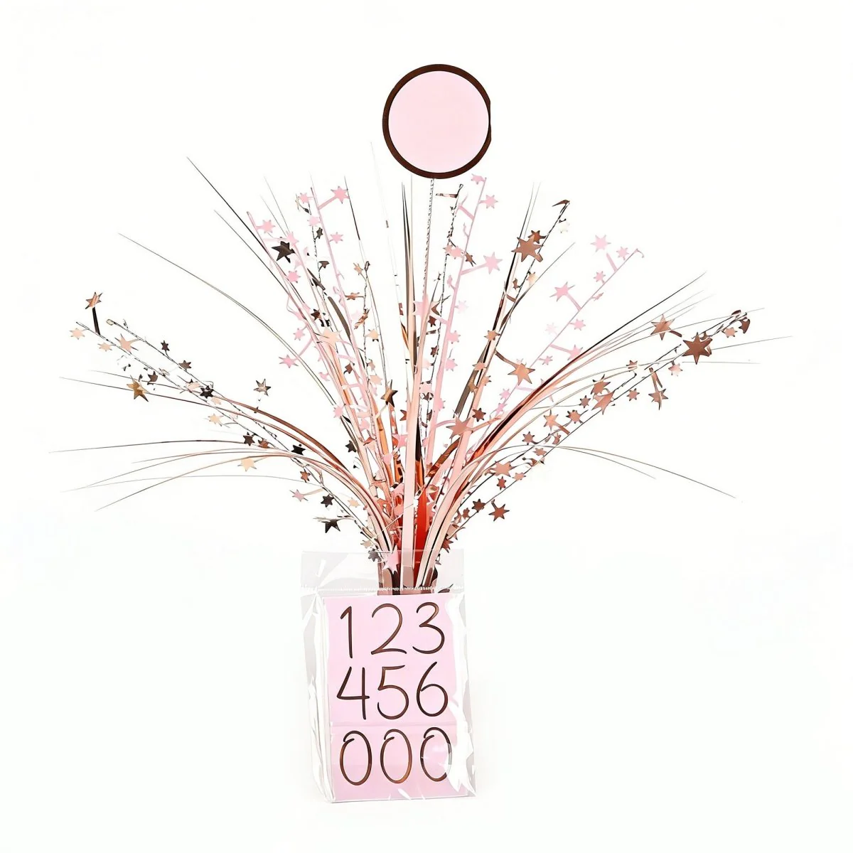 Rosé Celebration Birthday Customizable Centerpiece, 18 Inches, 1 Count