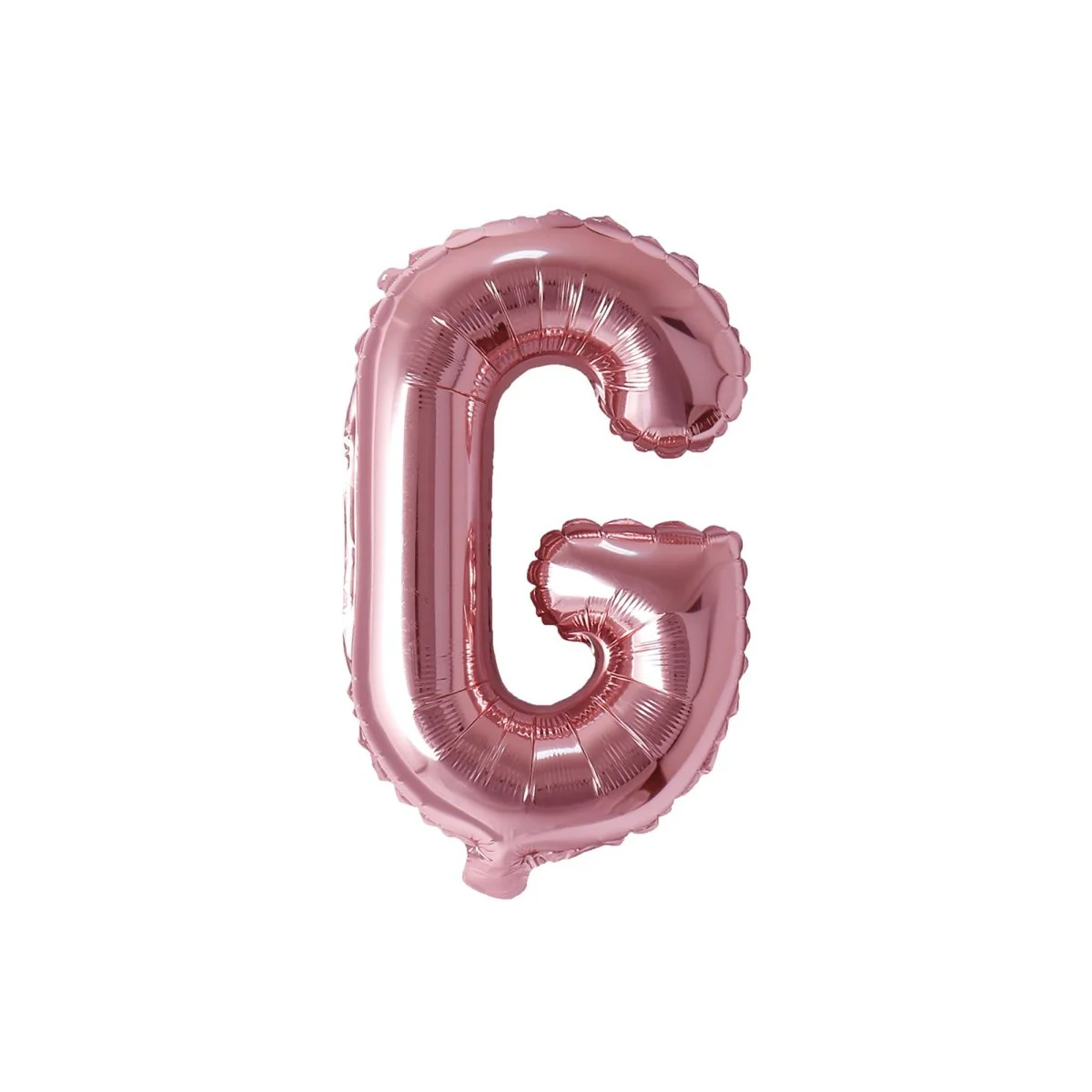 Rose Gold Letter G Foil Balloon, 16 Inches, 1 Count