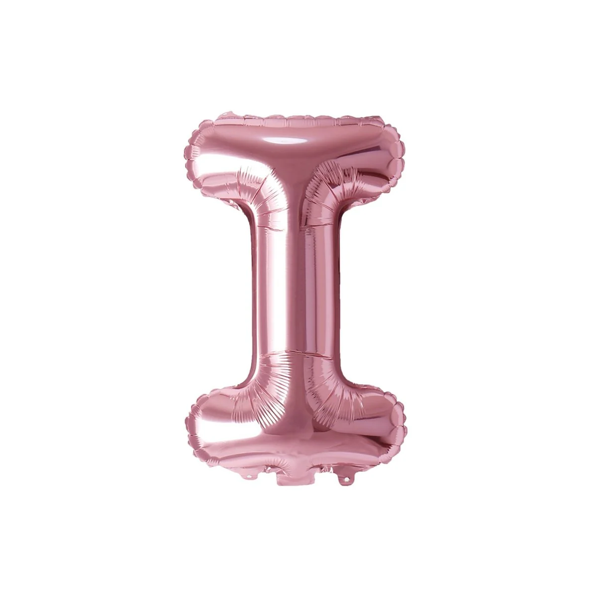 Rose Gold Letter I Foil Balloon, 16 Inches, 1 Count