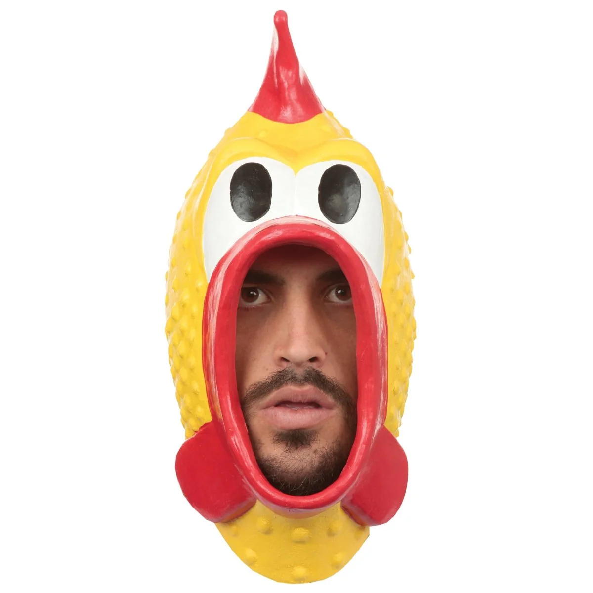 Rubber Chicken Mask for Adults