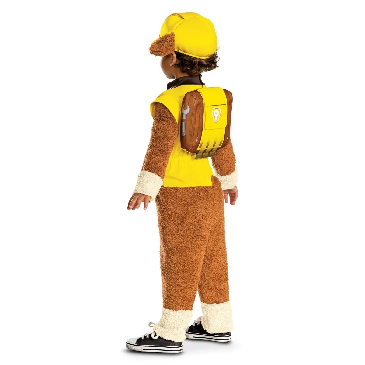 Rubble Deluxe Costume for Toddlers, Paw Patrol, Jumpsuit with Tail and Headpiece - Image 2