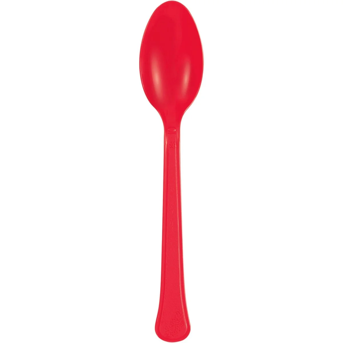 Ruby Red Plastic Spoons, 20 Count