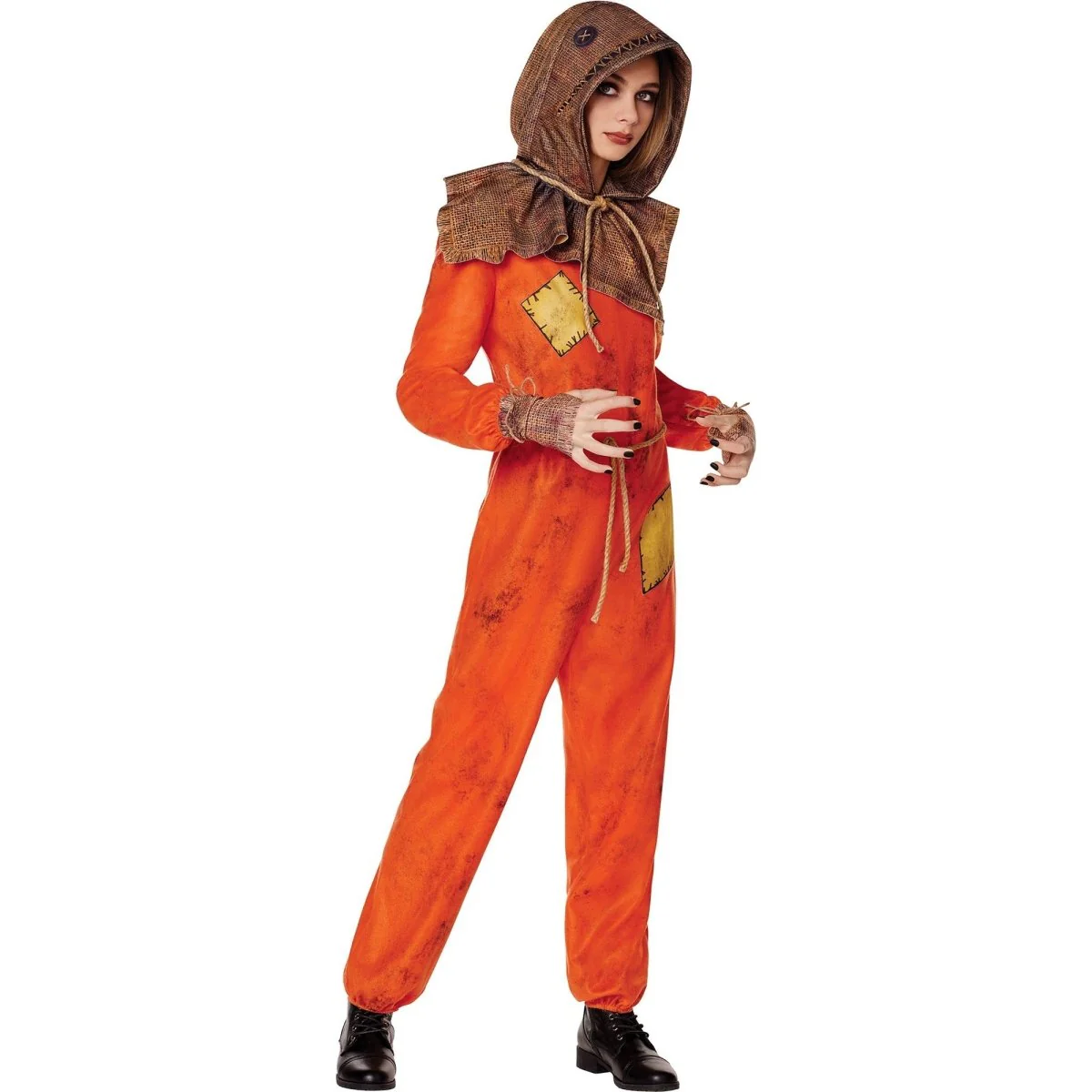 Sam Costume for Kids, Trick 'r Treat, Jumpsuit, Gloves, Hood and Belt