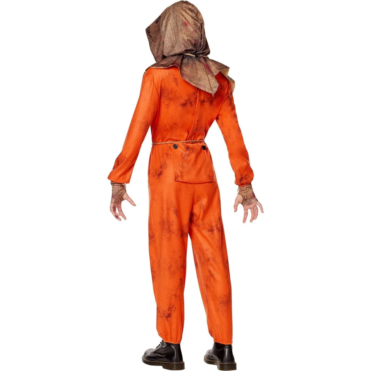 Sam Costume for Kids, Trick 'r Treat, Jumpsuit, Gloves, Hood and Belt - Image 2