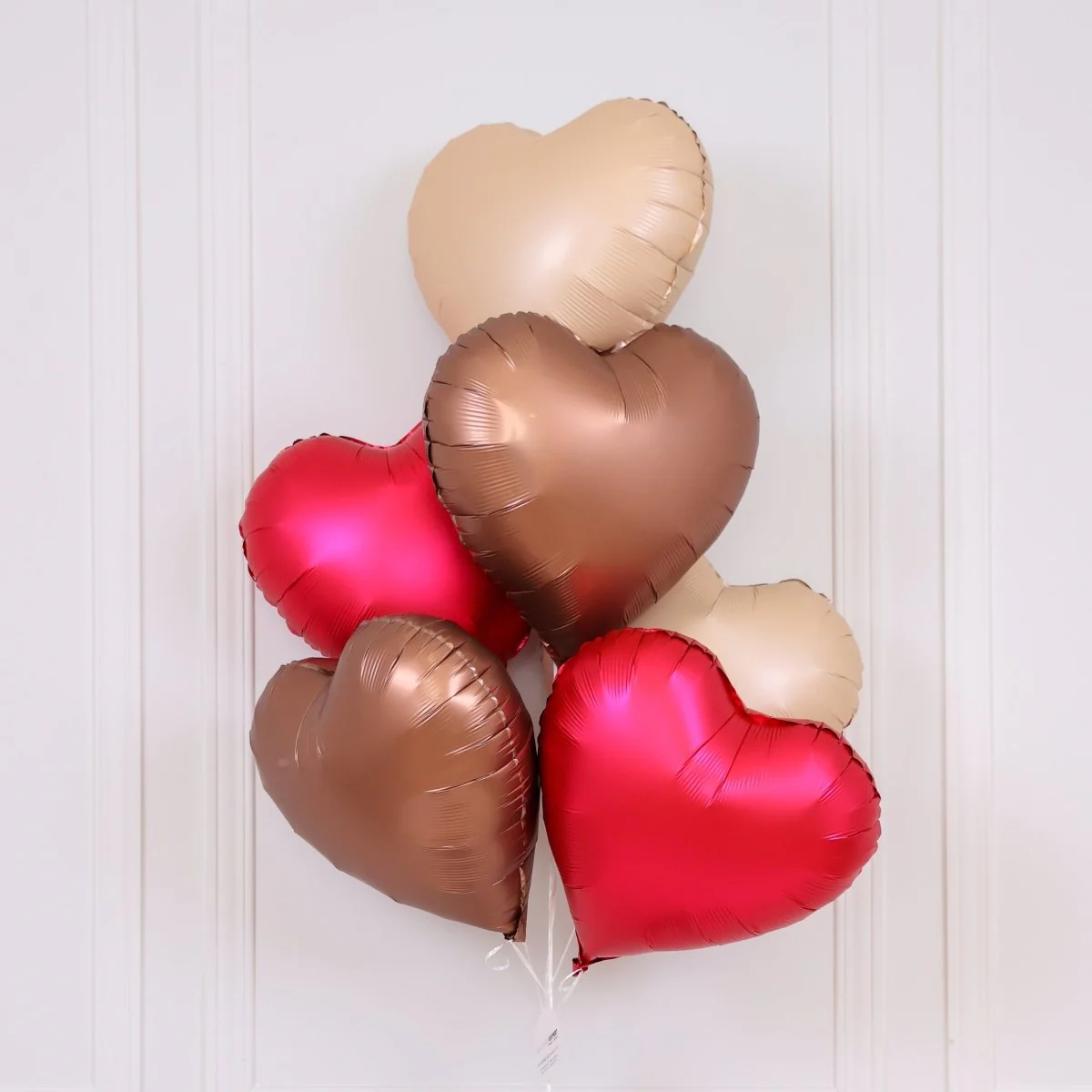 Satin Luxe Red Kiss of Fire Heart Shaped Foil Balloon, 18 Inches, 1 Count - Image 3