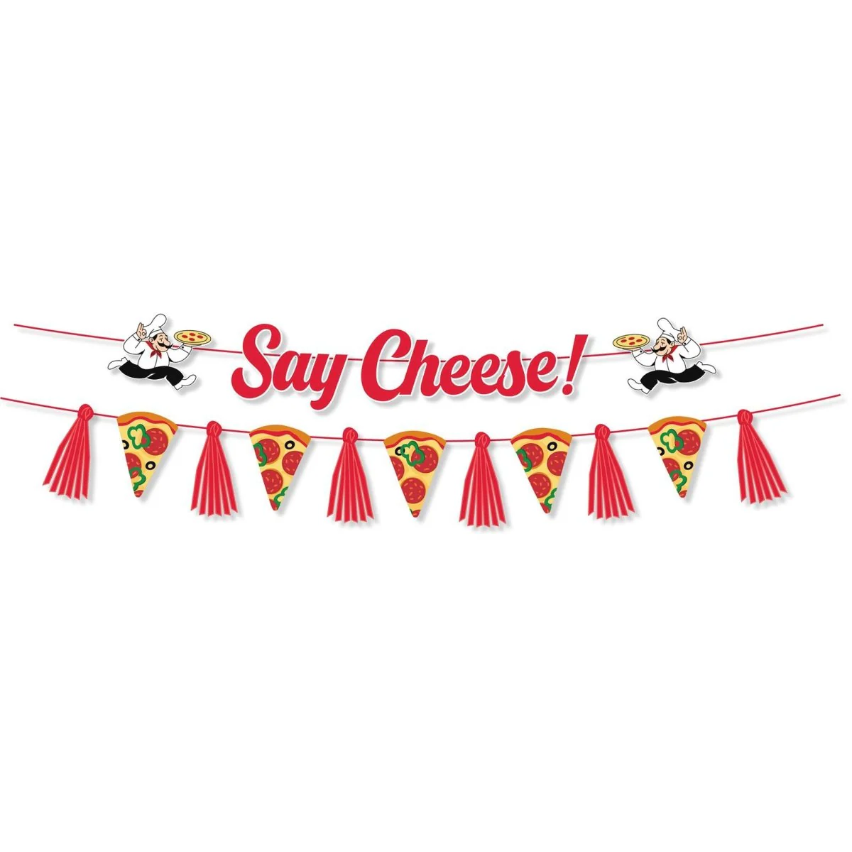 Say Cheese Party Felt Banners, 2 Count