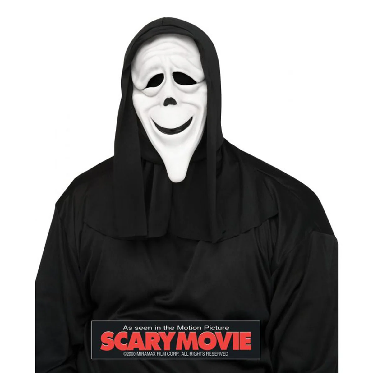 Scary Movie Stoned Mask with Shroud