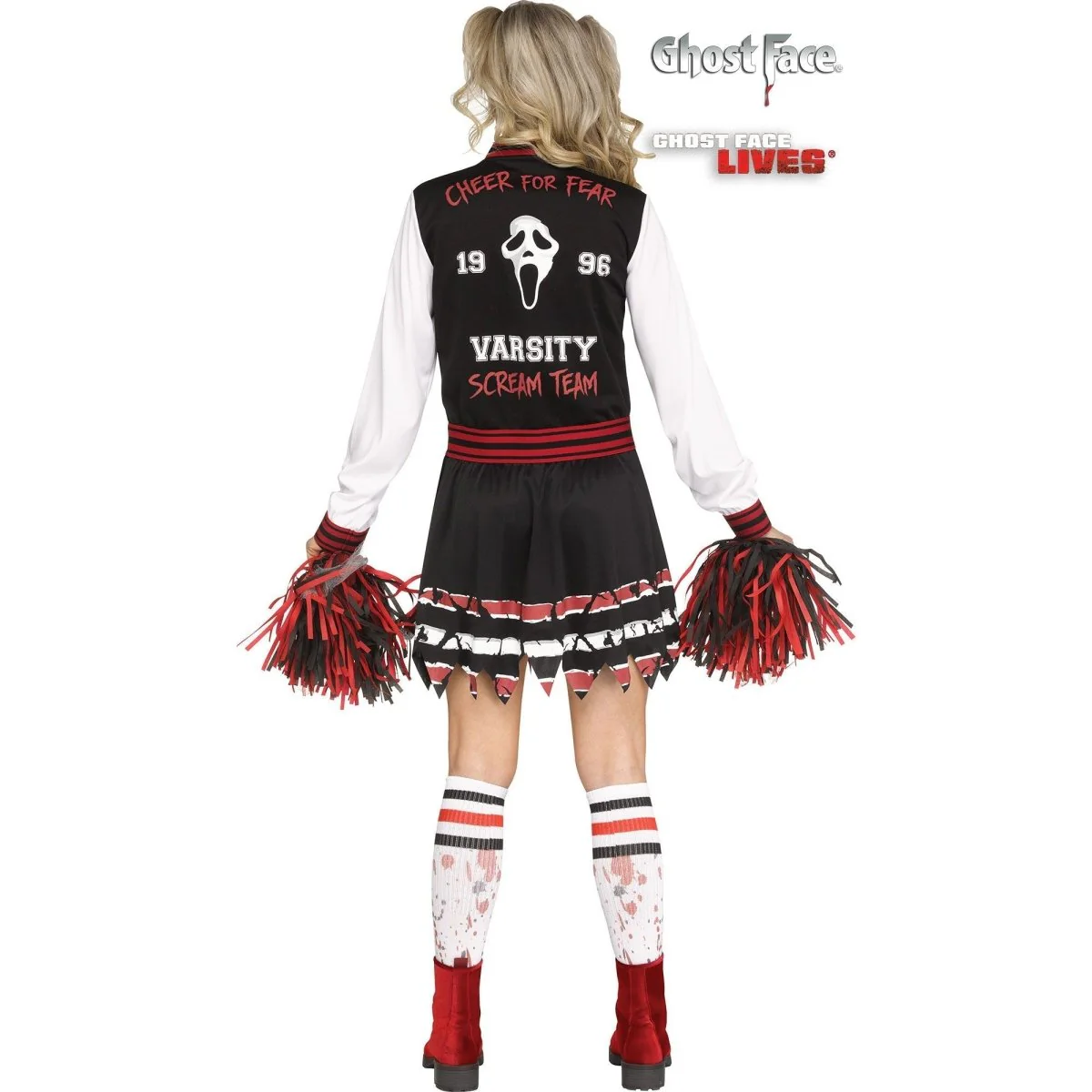 Scream For The Team! Costume for Adults, Scream, Varsity Dress - Image 2