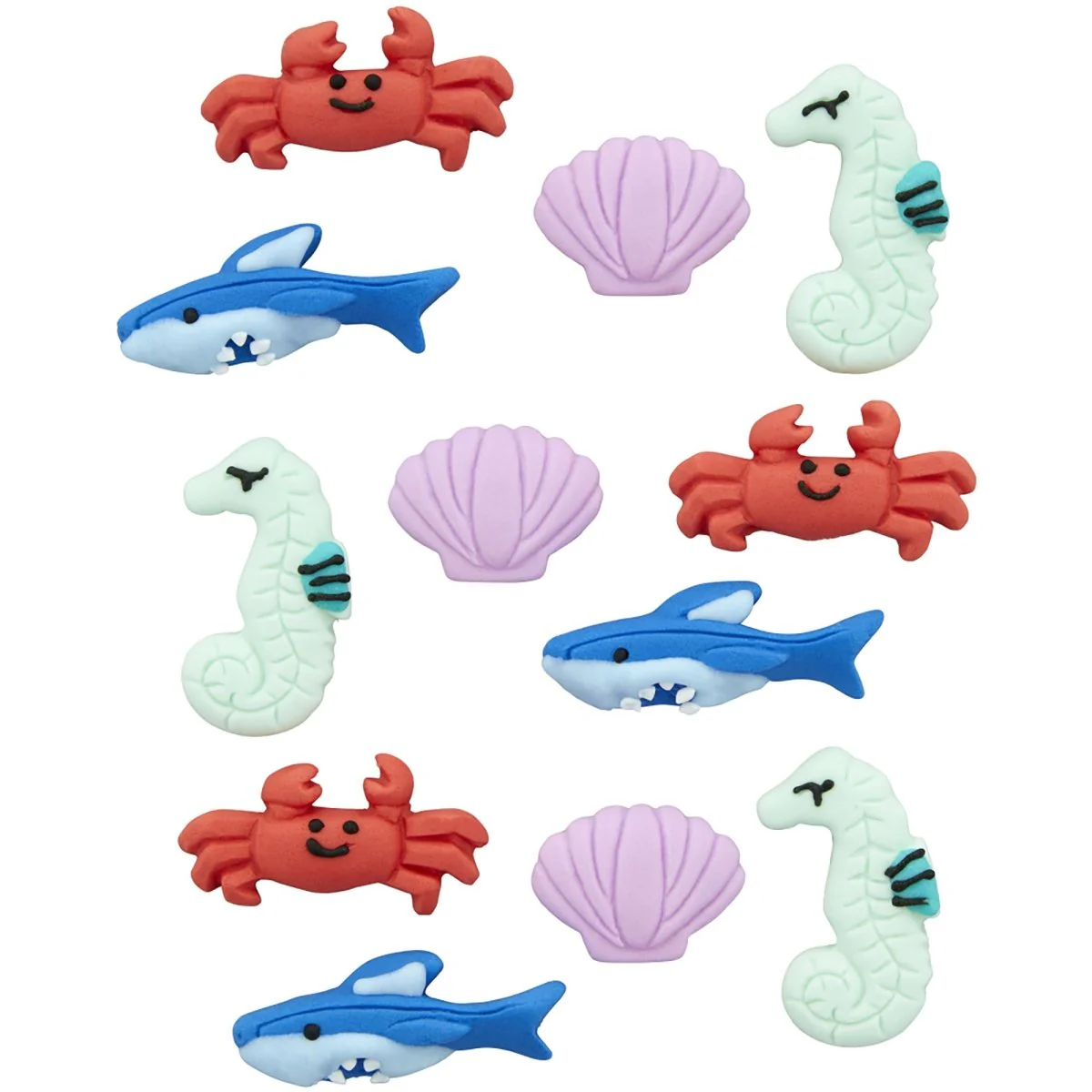 Sea life Cupcake Icing Decoration, 10 Count - Image 2