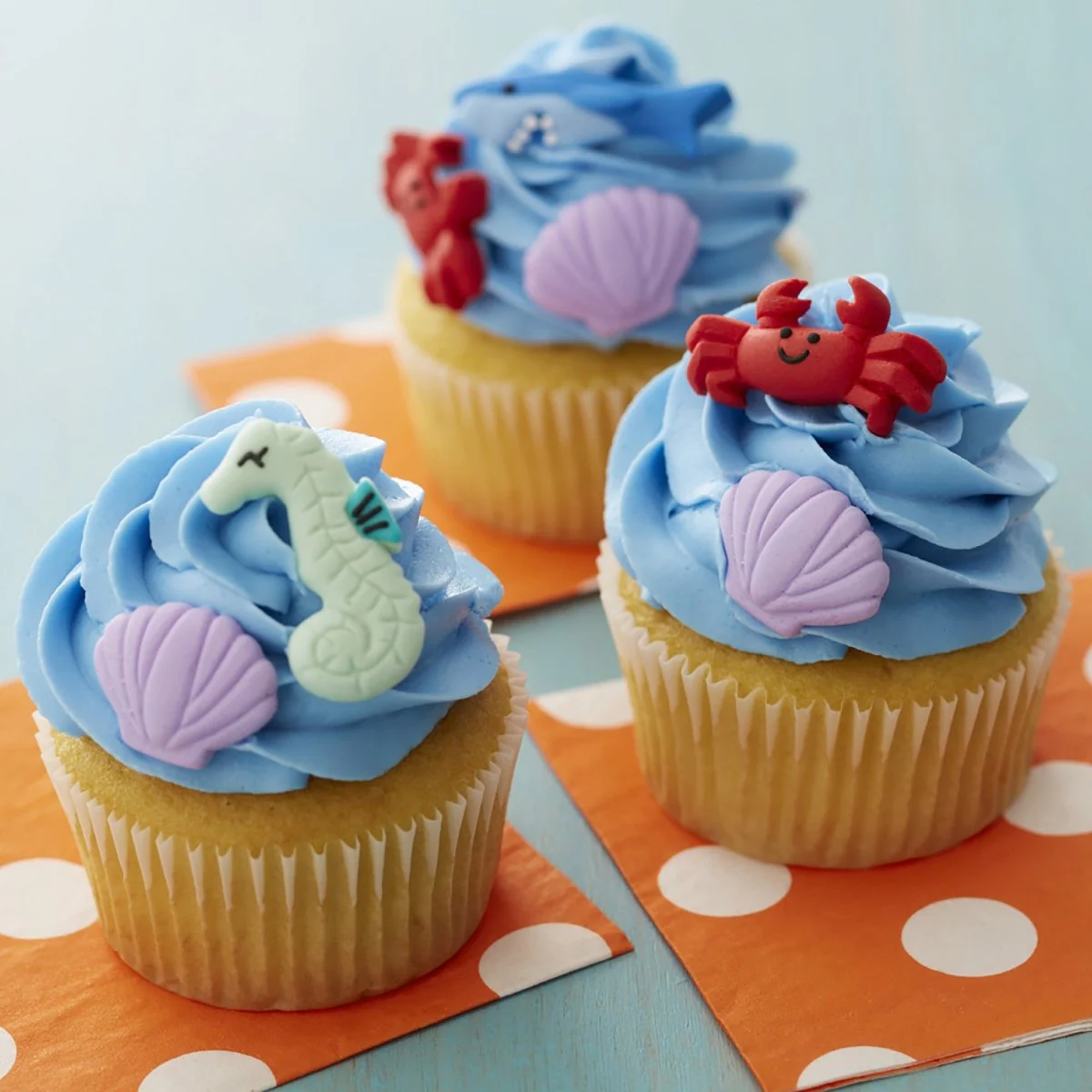 Sea life Cupcake Icing Decoration, 10 Count - Image 3