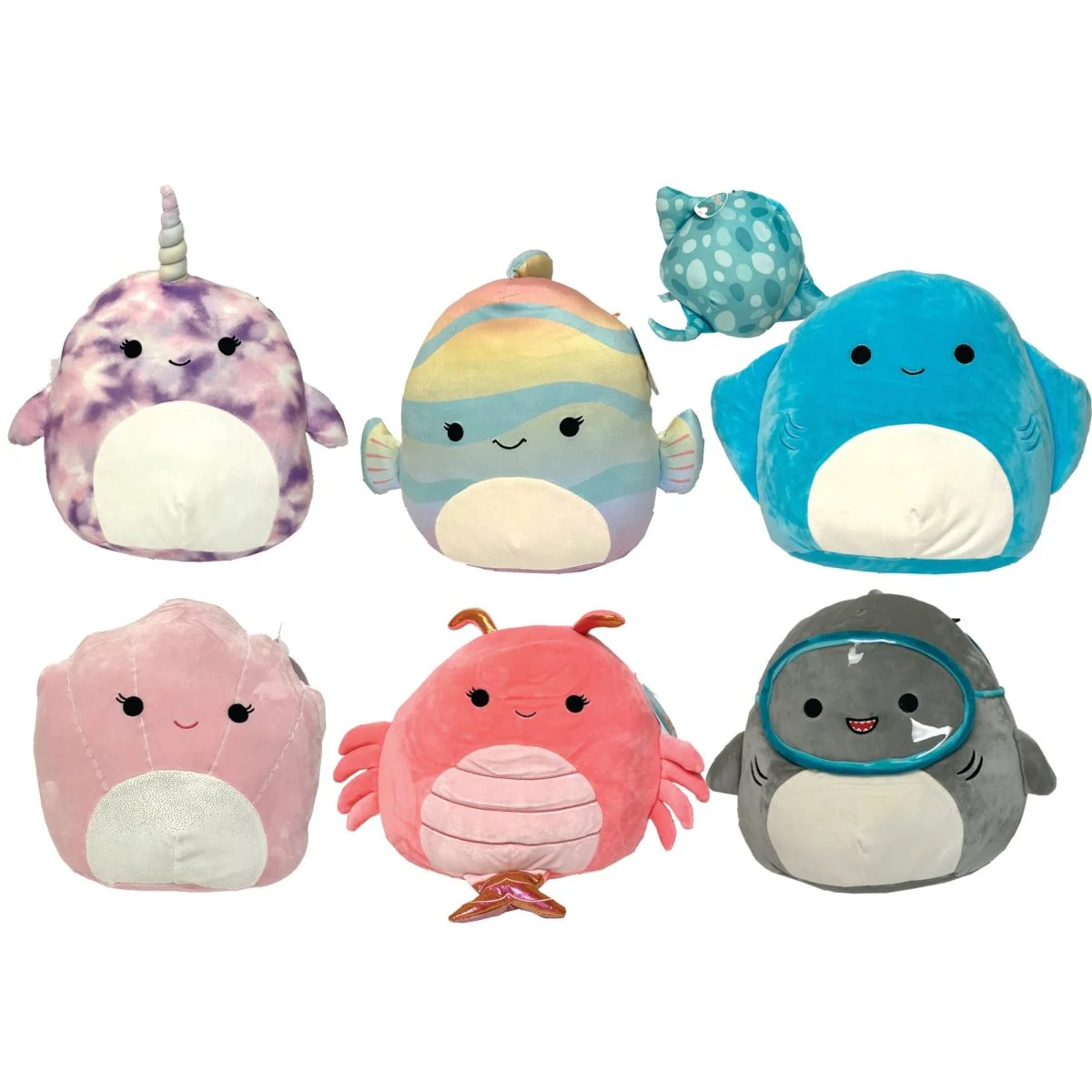 Sealife Squishmallows 12 Inches, Assortment, 1 Count