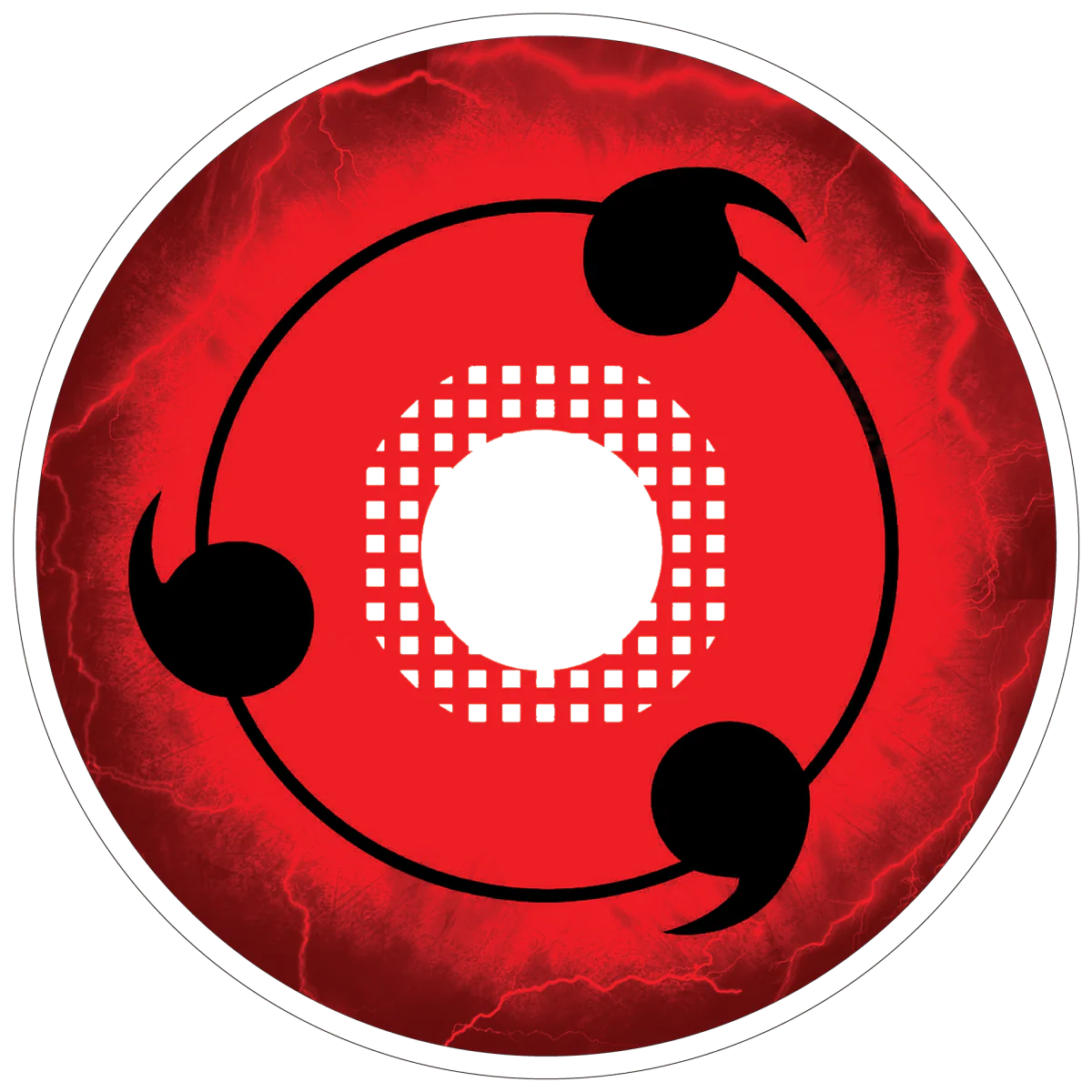 PRIMAL® Sharingan - Red Cosplay Coloured Contact Lenses, 3 Month Usage - Image 3