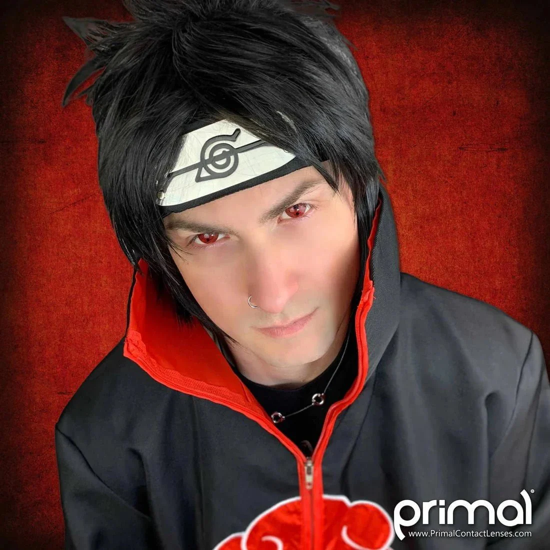 PRIMAL® Sharingan - Red Cosplay Coloured Contact Lenses, 3 Month Usage - Image 7
