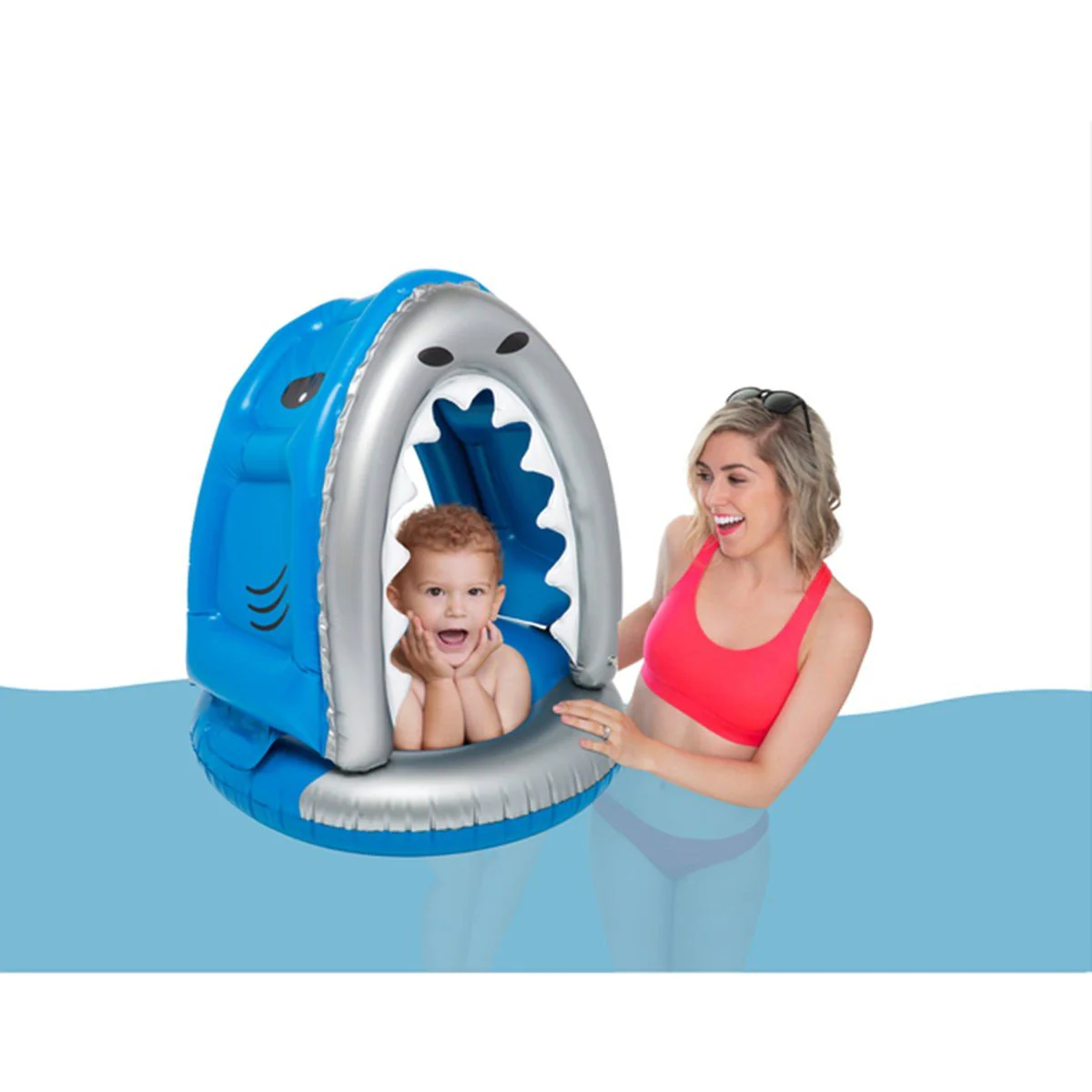 Shark Pool Float for Babies - Image 2