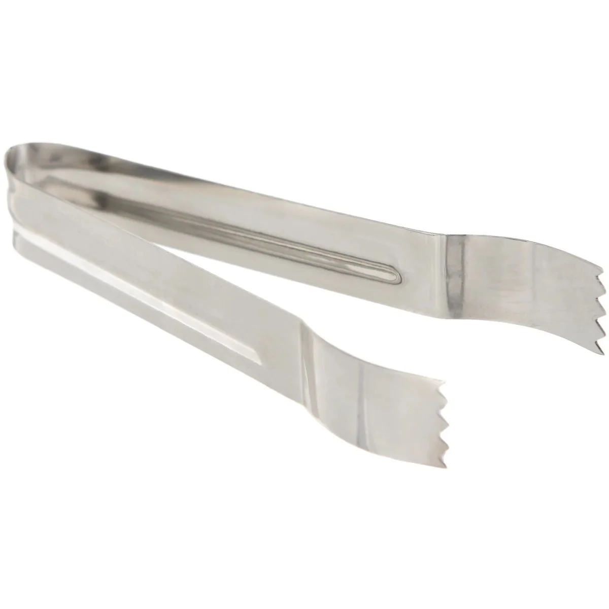 Silver Stainless Steel Serving Tongs, 1 Count