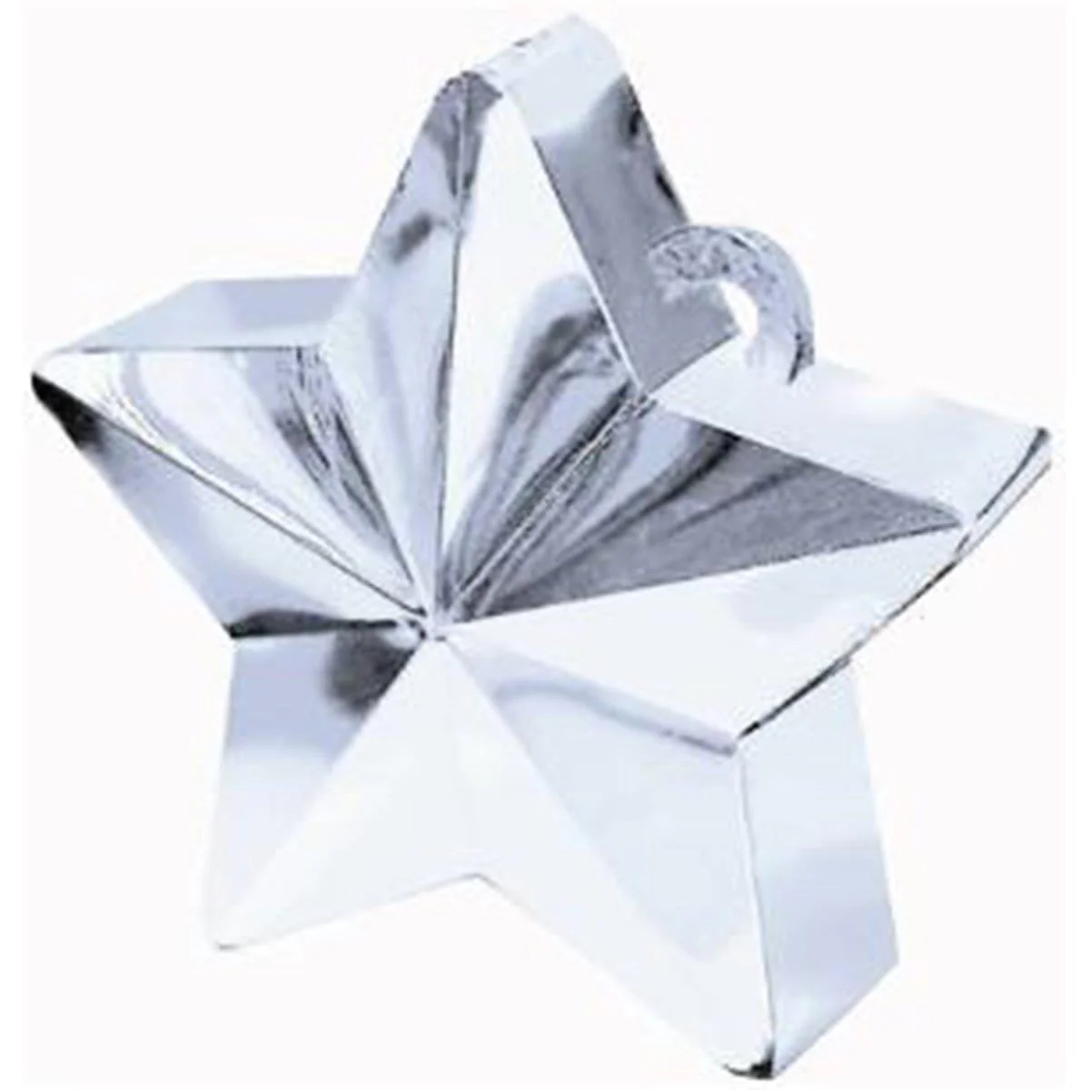 Silver Star Balloon Weight