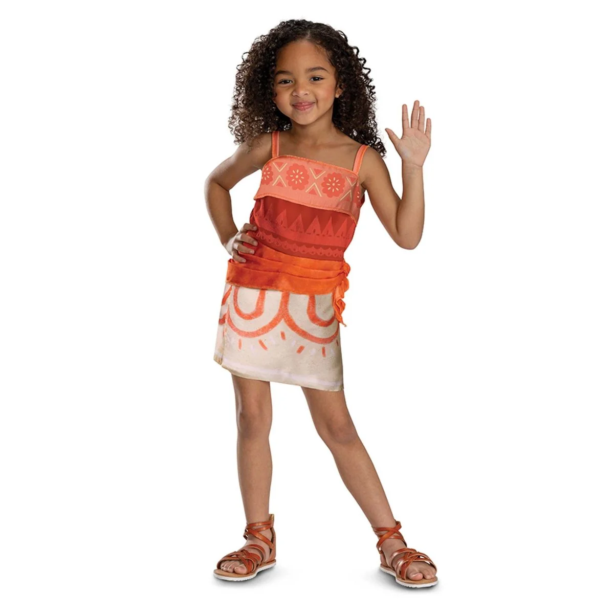 Simea Costume for Toddlers, Moana 2, Disney, Dress with Attached Sash