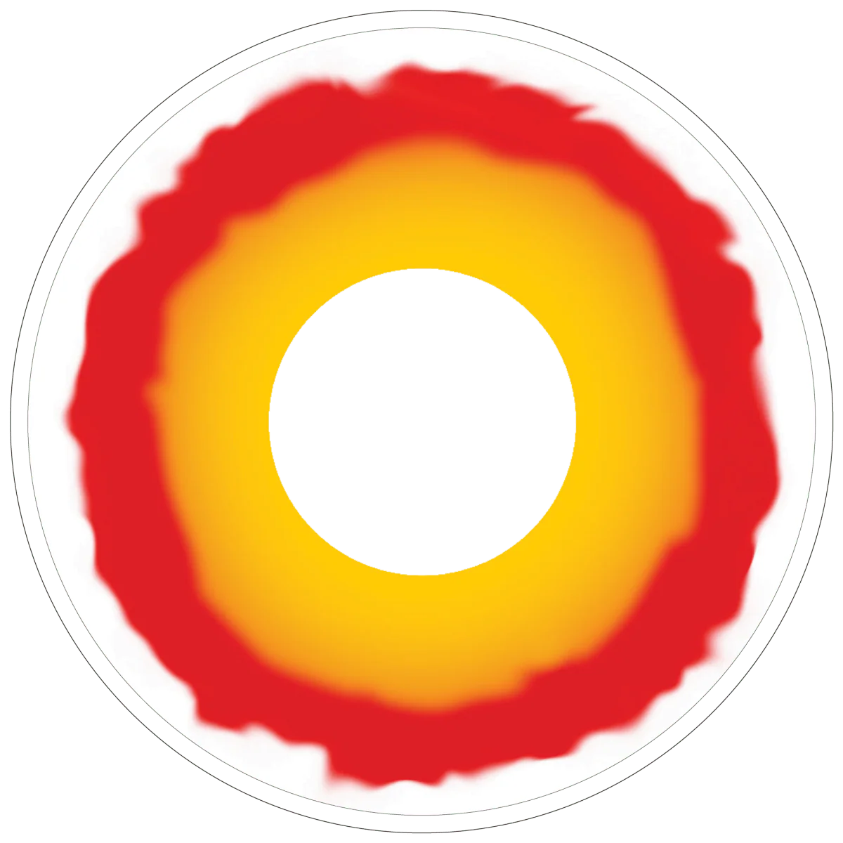 PRIMAL® Sith - Red & Yellow Coloured Contact Lenses, 3 Month Usage - Image 3
