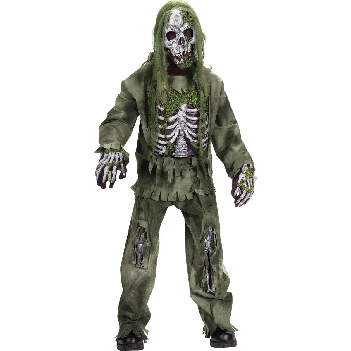 Skeleton Zombie Costume for Kids
