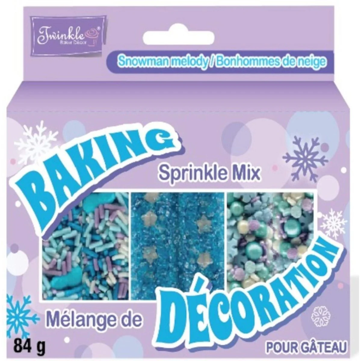 Snowman Melody Baking Sprinkle Mix, 84g, 1 Count