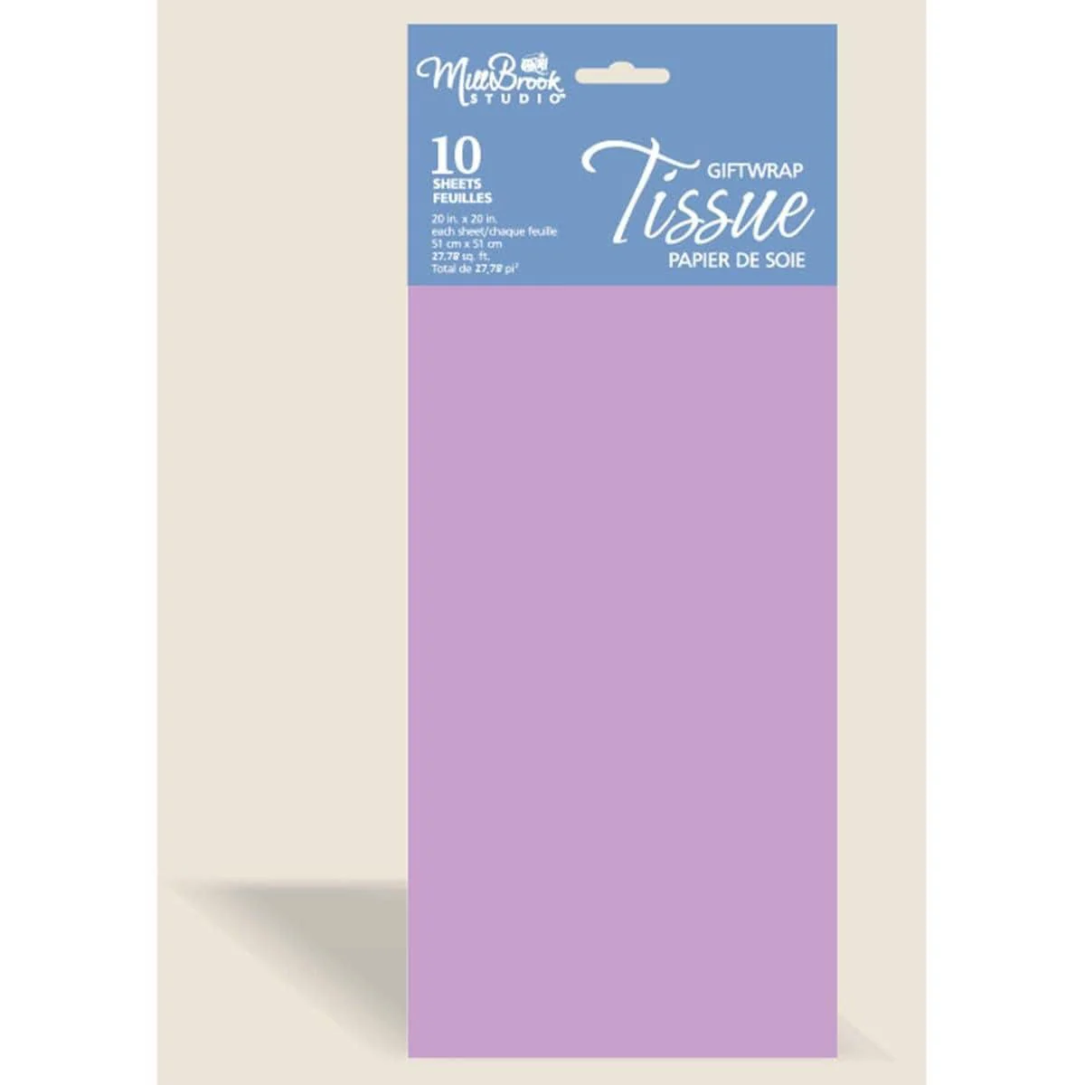 Solid Color Tissue Paper - Lavender 12/pkg