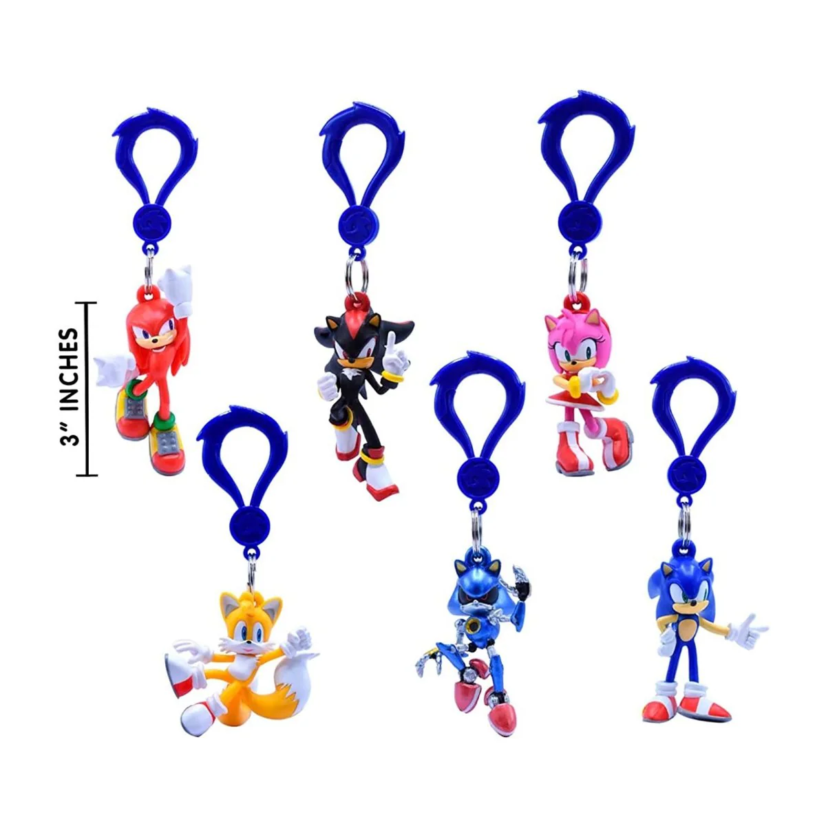 Sonic the Hedgehog Backpack Hangers, 3 Inches, Assortment, 1 Count - Image 2