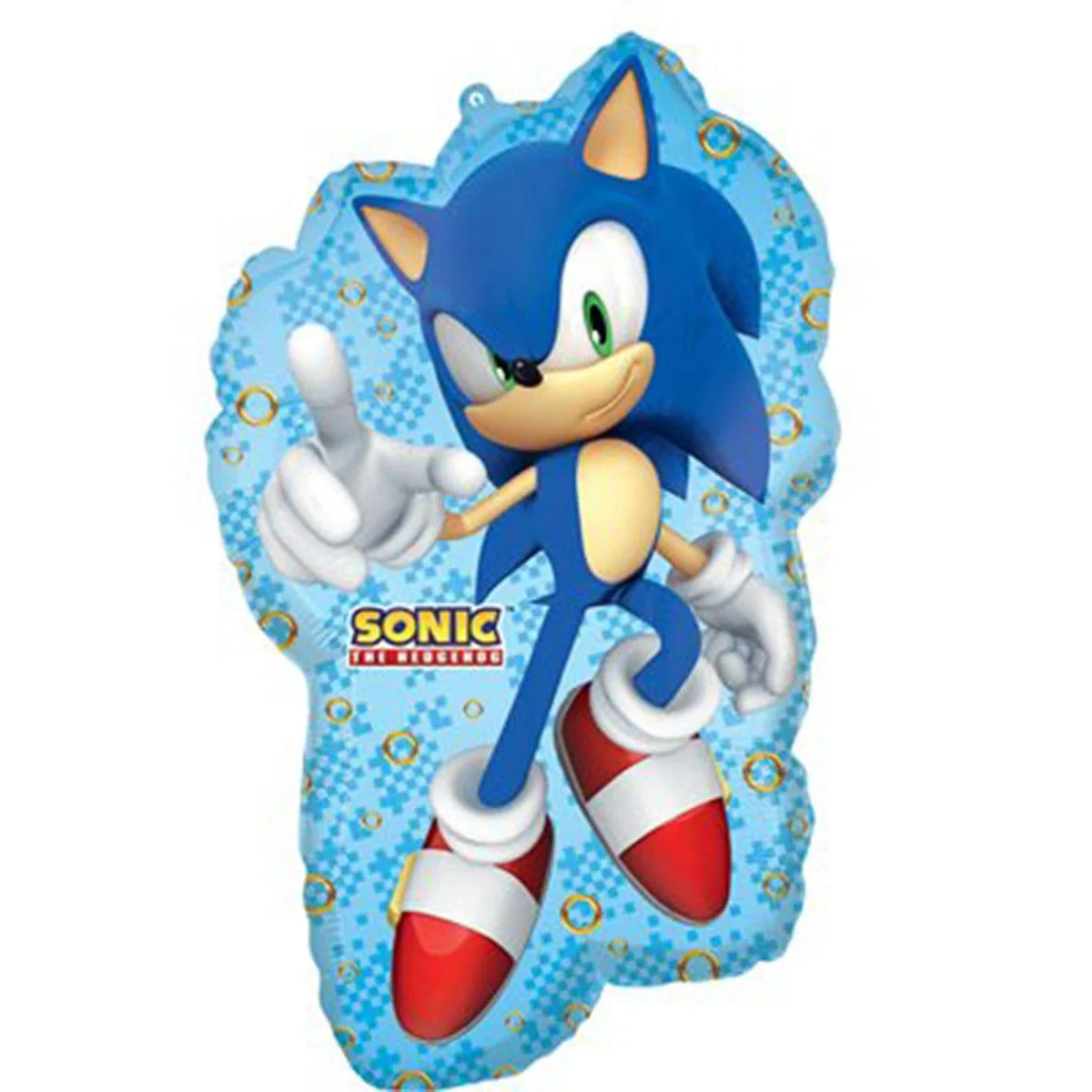 Sonic the Hedgehog Supershape Foil Balloon, 30 in, Blue