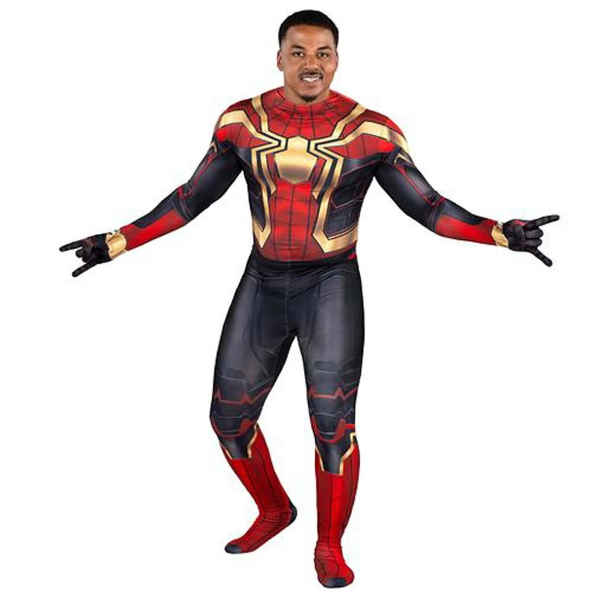 Spider-Man Zentai Costume for Adults, Marvel, Jumpsuit and Mask