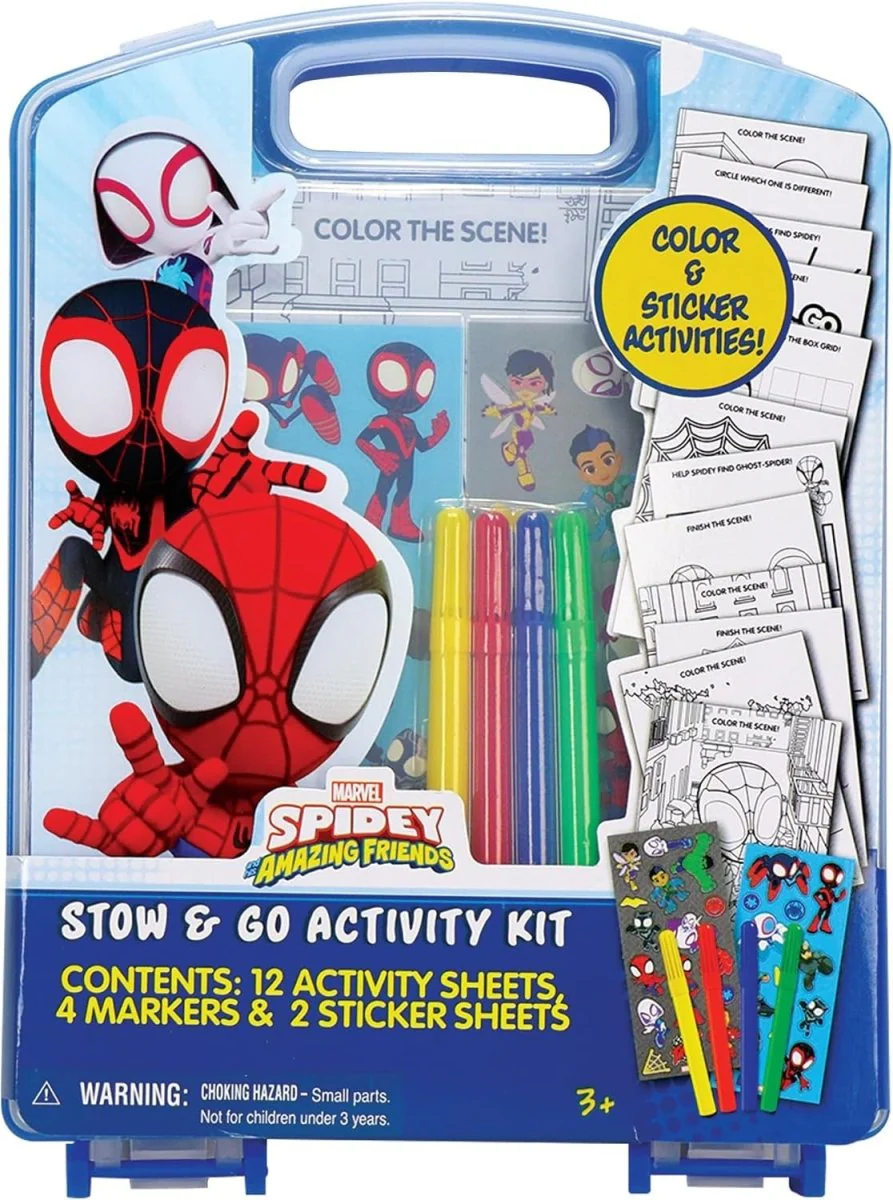 Spidey Stow & Go Activity Kit, Marvel, 1 Count