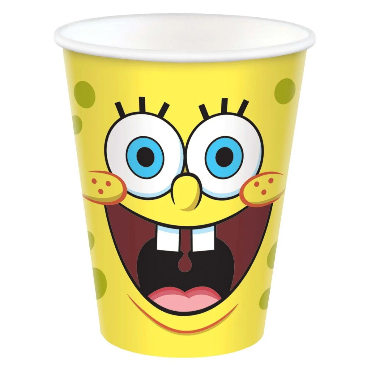 SpongeBob SquarePants Birthday Paper Cups, 9 Oz, 8 Count