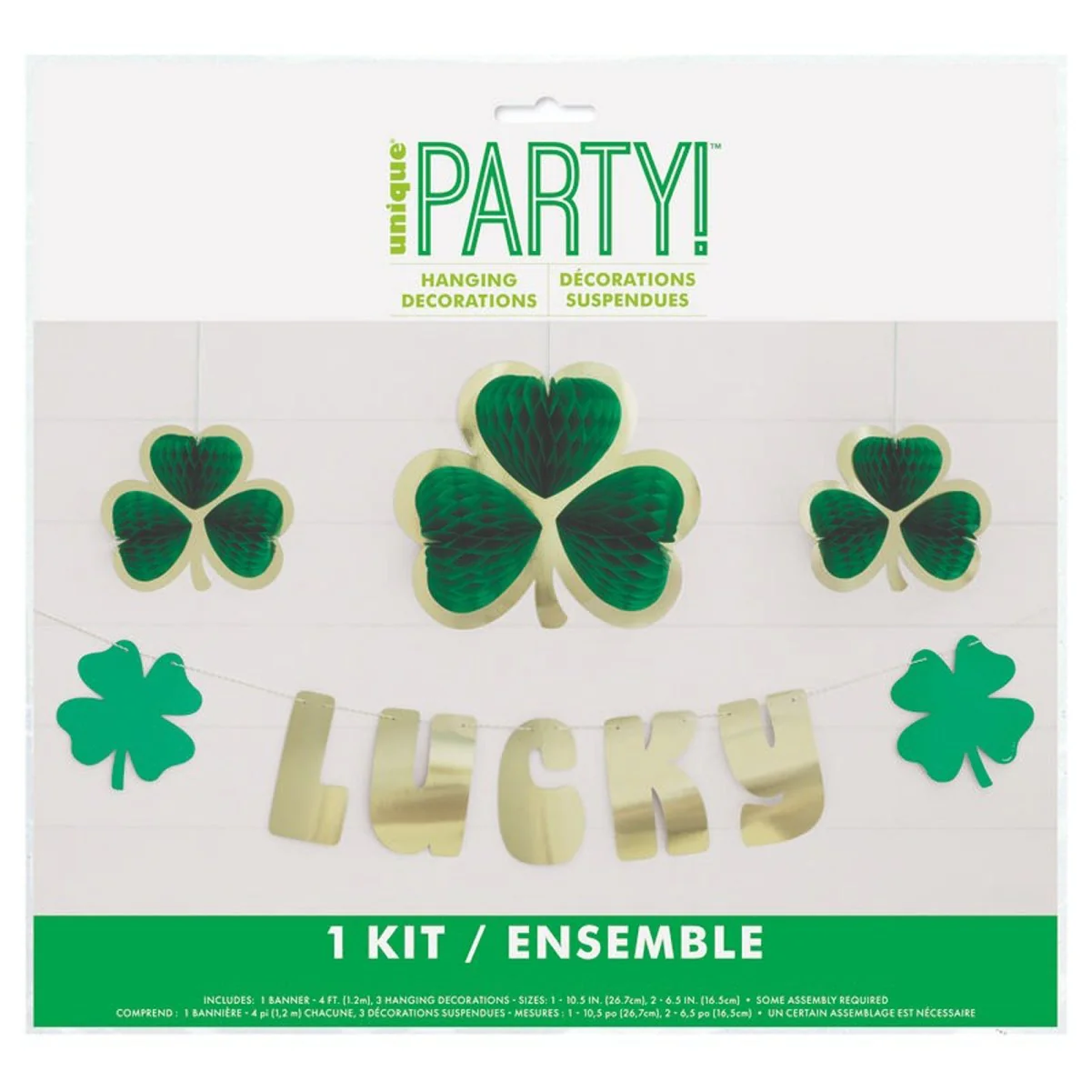 St-Patrick's Day Banner Decoration Kit, 4 Count