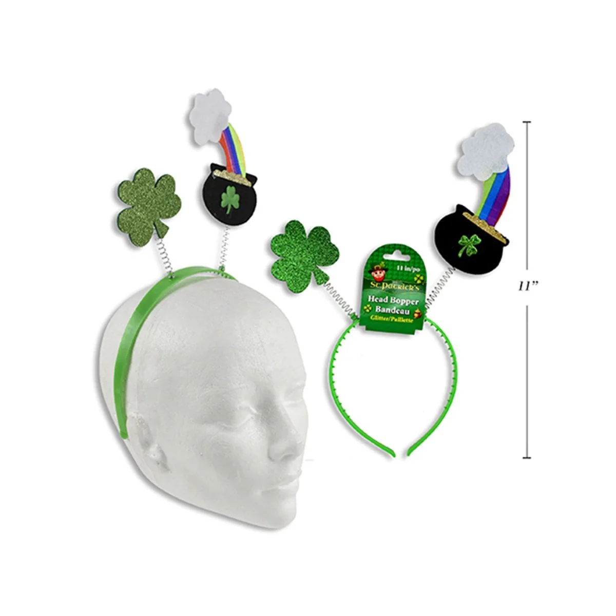 St-Patrick's Pot of Gold Head Bopper, 1 Count