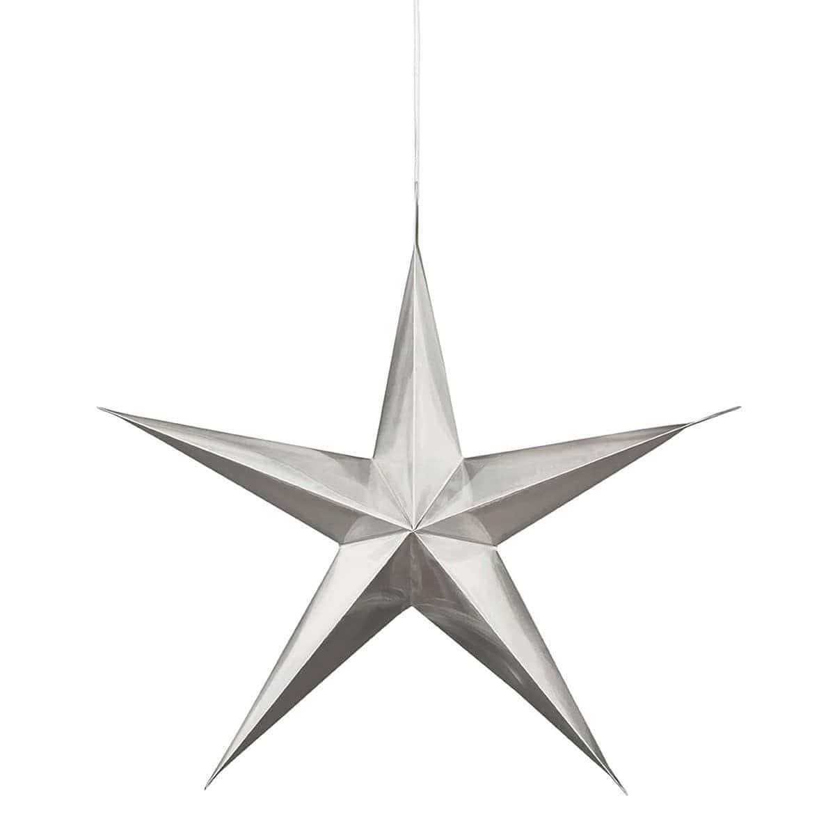Star 3/pkg - Silver